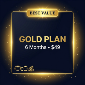 Gold | Premium Streaming Package — 6 Months