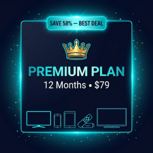Premium | Premium Streaming Package — 12 Months