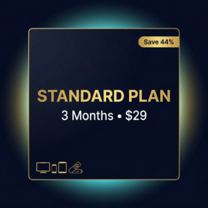 Standard | Premium Streaming Package — 3 Months